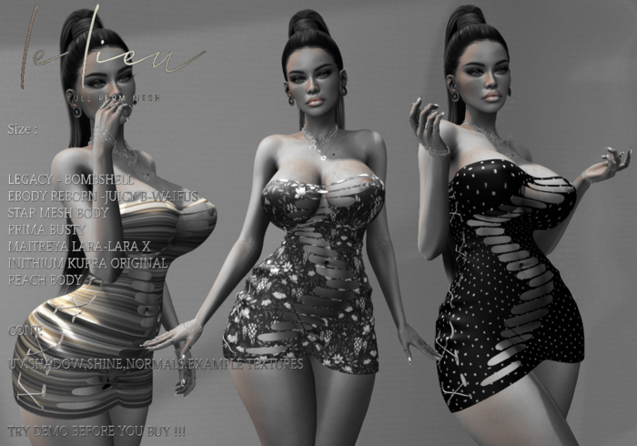 **LeLi**196**dress **FULL PERM MESH**DEMO