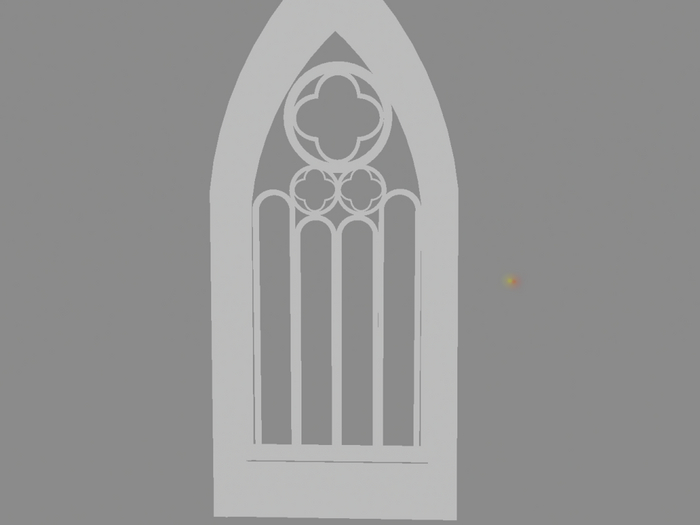 Gothic window 002   - MESH - FULL PERM