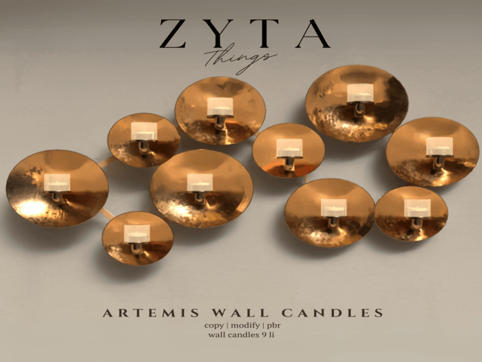 ZYTA. Artemis Wall Candles 