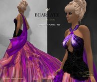 Ecarlate - Afftina (L) - PurplePink * Dress Gown Formal * Robe