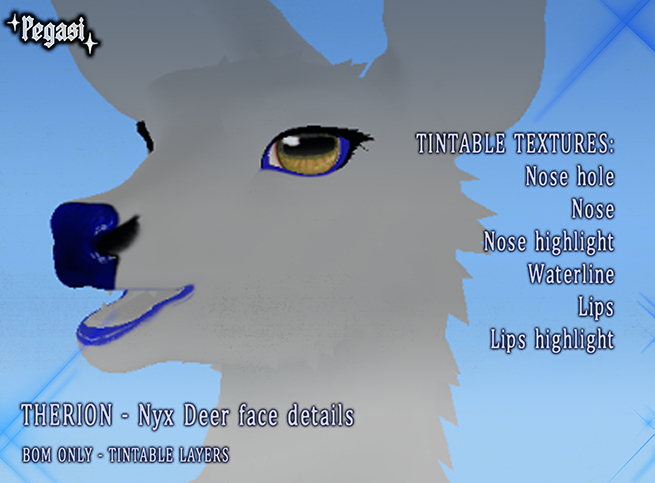 PEGASI - NYX DEER FACE DETAILS