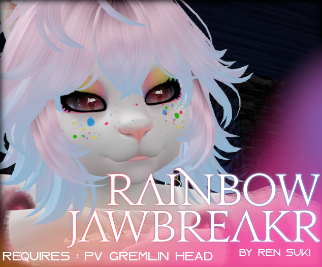 +VS+ Rainbow Jawbreakr Gremolin Tattoo Makeup BoM Mod