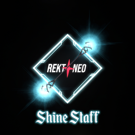 [REKT x NEO] - SHINE STAFF - [WHITE_BONE]
