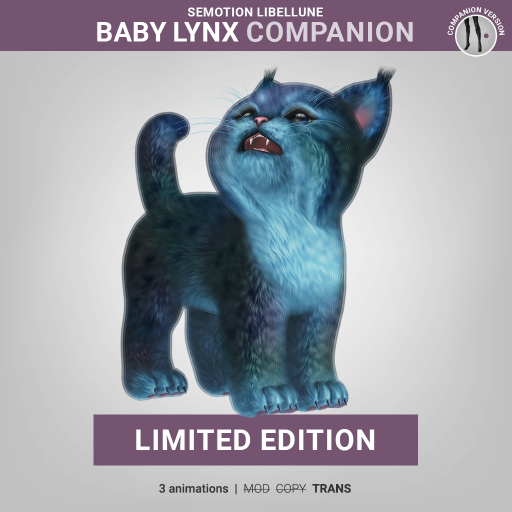 SEmotion Libellune Baby Lynx Companion LIMITED