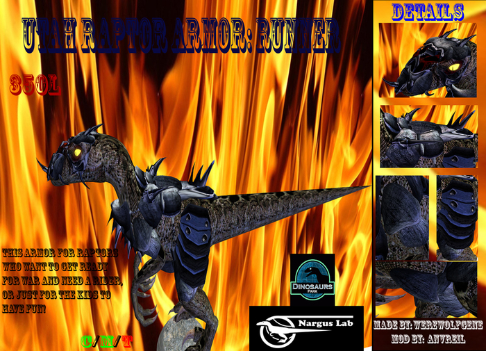 Utah Raptore Armor: Runner