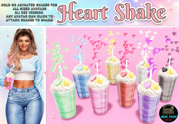 Junk Food - Heart Shake (White)