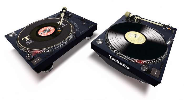 Technics DJ Turntable with Animation