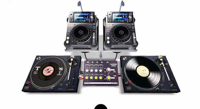 DJ equipment with animations 1
