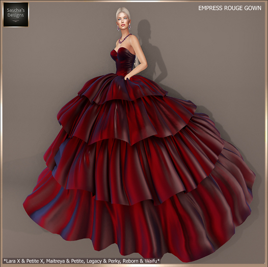 SAS - Empress Rouge Gown (LaraX & MB)  