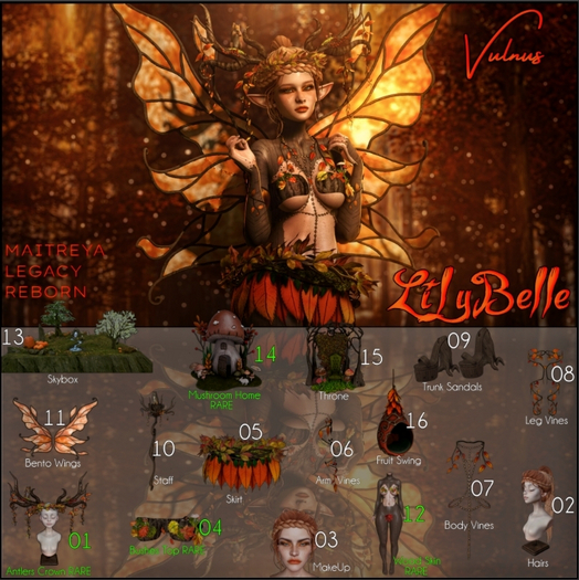 12. LilyBelle Fairy Skin RARE