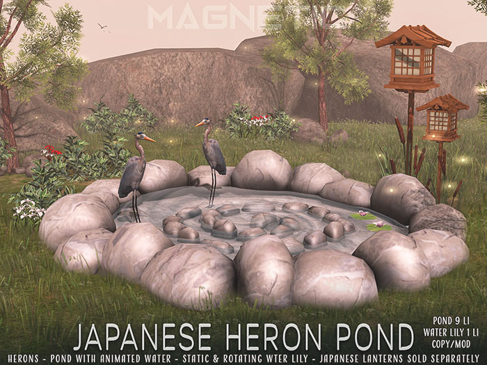 Magnetic - Japanese Heron Pond 