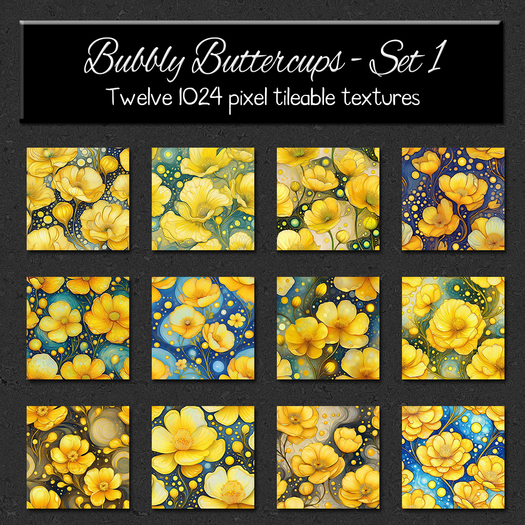 *Wallflowers* Bubbly Buttercups - Set 1