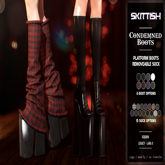 Skittish - Condemned Boots - Fatpack