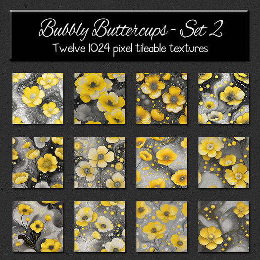 *Wallflowers* Bubbly Buttercups - Set 2