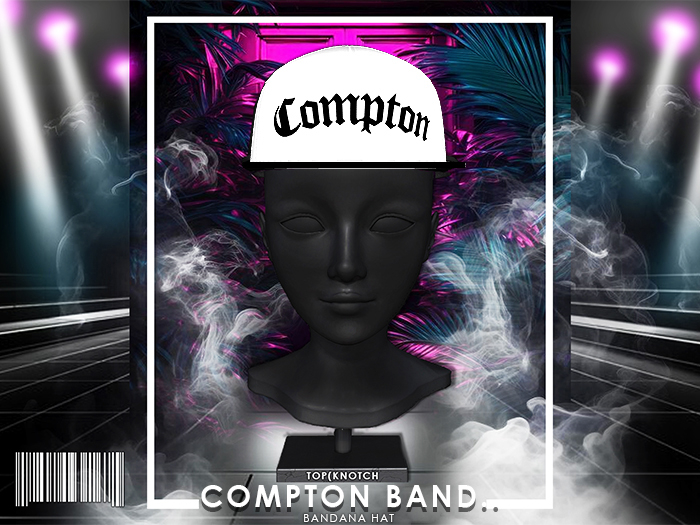 COMPTON remix.... bandana (b&w) 