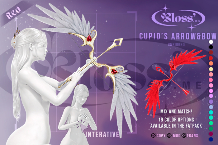 .Bloss'me. - Cupid's Bow&Arrow (Red)