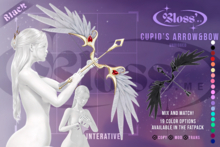 .Bloss'me. - Cupid's Bow&Arrow (Black)