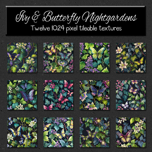 *Wallflowers* Ivy & Butterfly Nightgardens