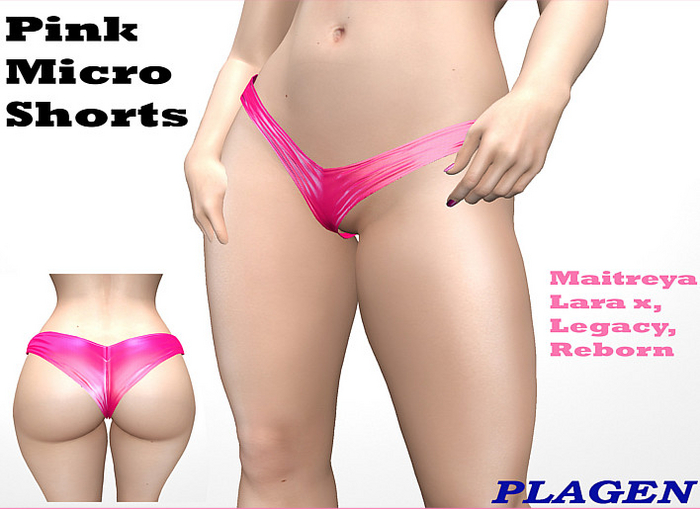 Pink Micro Shorts   - PLAGEN  (ADD)