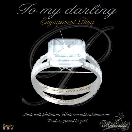 To My Darling - Ring - Platinum