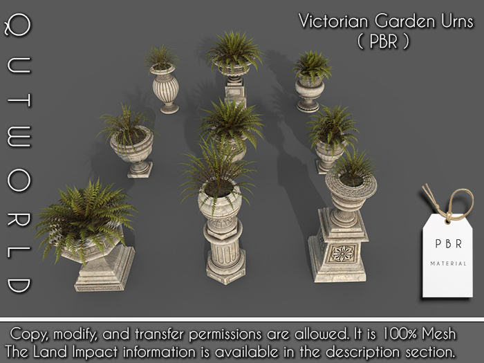 .::QUTWORLD Victorian Garden Urns_PBR::.FP 