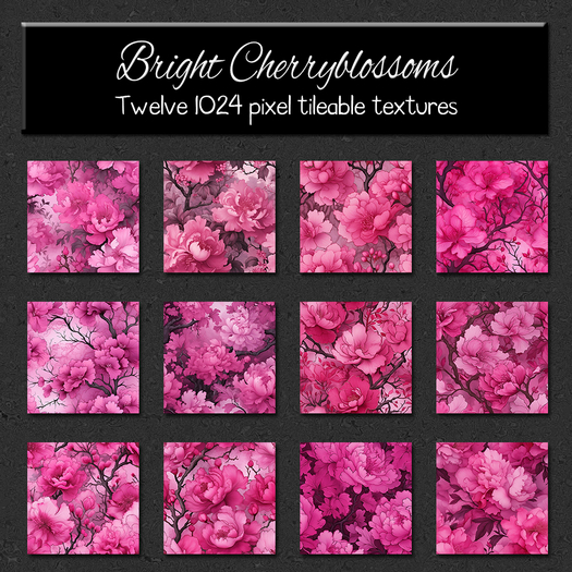 *Wallflowers* Bright Cherryblossoms