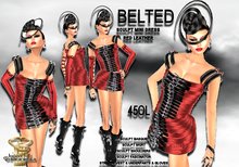 House of Beningborough - Belted - Red/Black