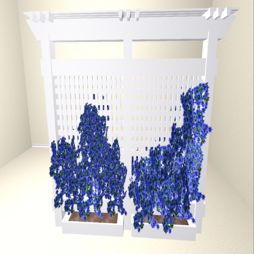 BO-Flat Trellis White