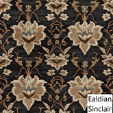 Tan and Black Embroidered Seamless Texture