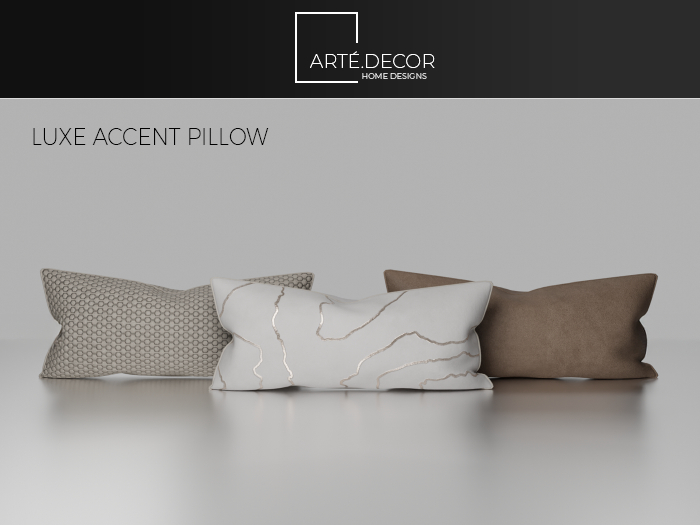 Arte Decor: Luxe Accent Pillow (Small)