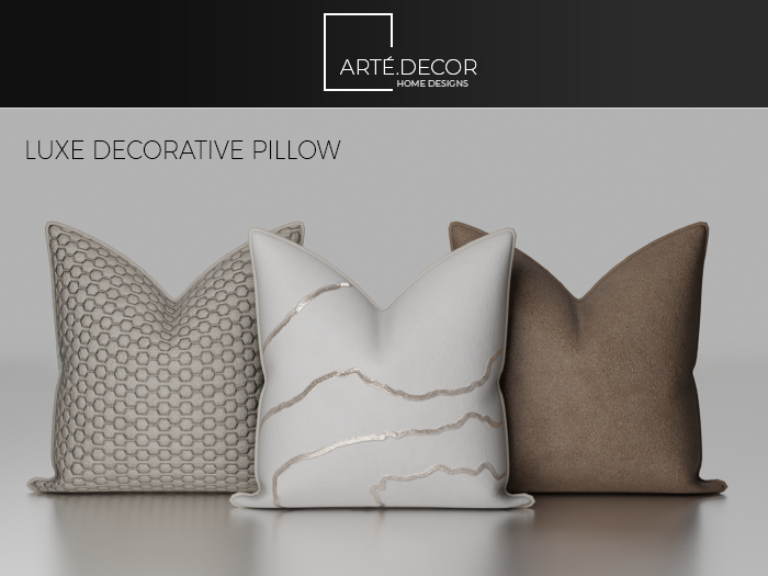 Arte Decor: Luxe Decorative Pillow