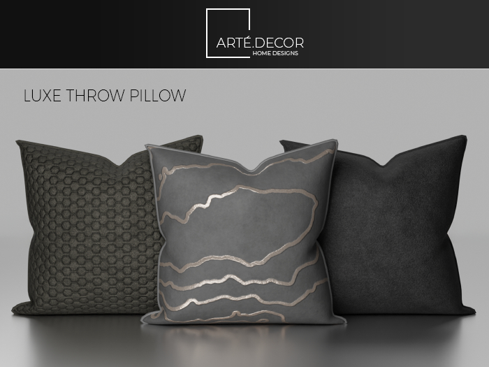 Arte Decor: Luxe Throw Pillow