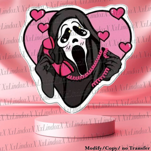 Scream love valentine Rug