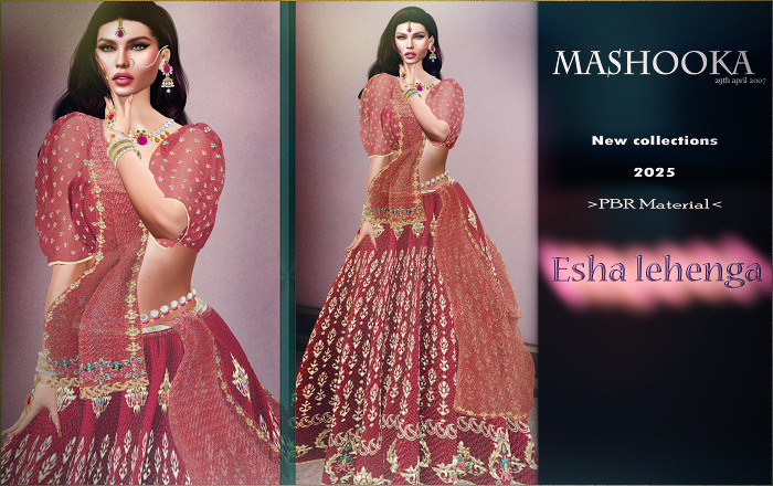Mashooka Esha Lehenga RUBY 