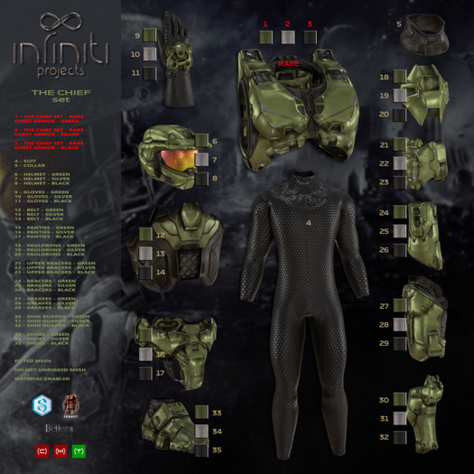 - IP - The Chief - Helmet - Green