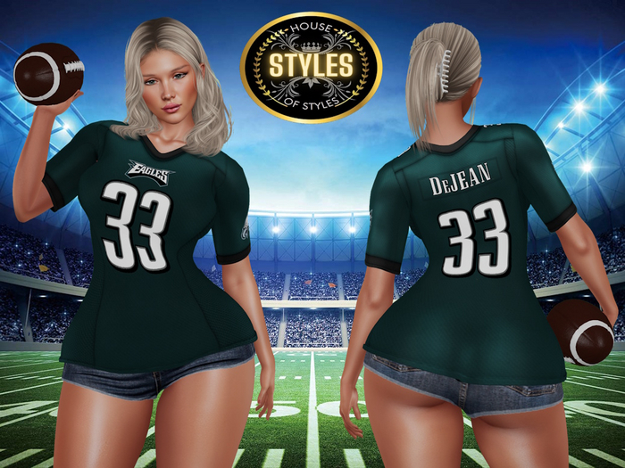 Philadelphia Eagles DeJEAN Ladies Jersey