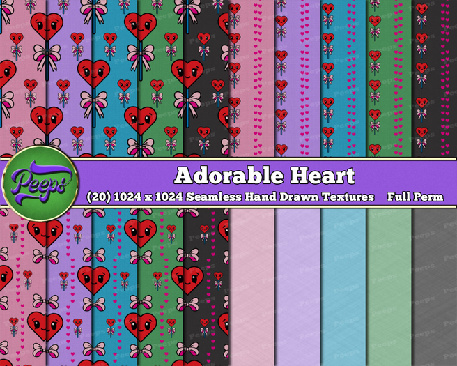 Peeps Textures Adorable Heart