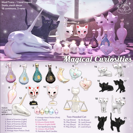 +Half-Deer+ Magical Curiosities - Kitsune (Dark) RARE