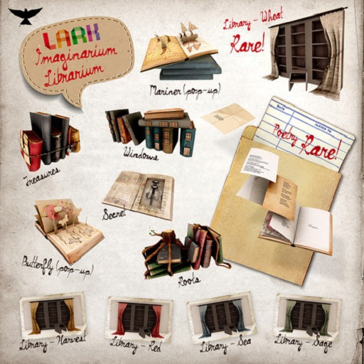 Lark - Imaginarium Librarium - Library Red