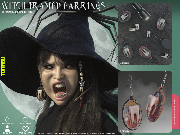 TOMASU / Witch Framed Earrings