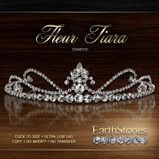 EarthStones Fleur Tiara - Diamond (BOX)