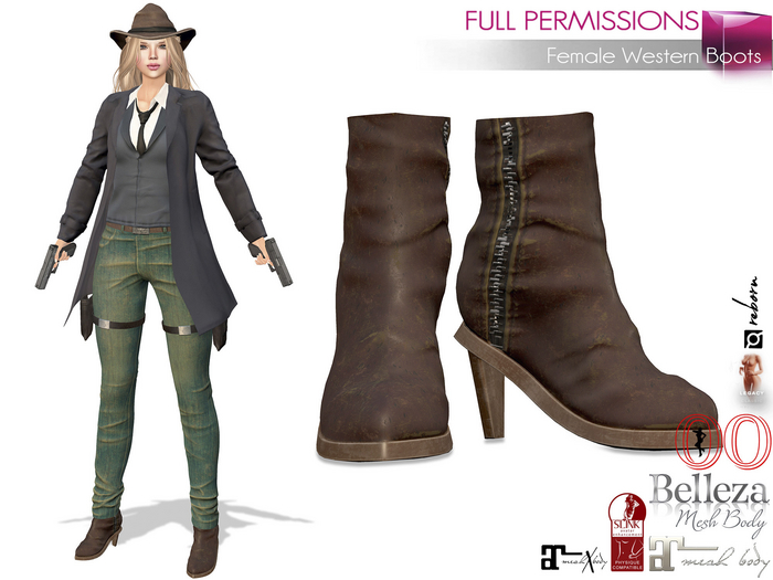 MI963161 Female Western Boots