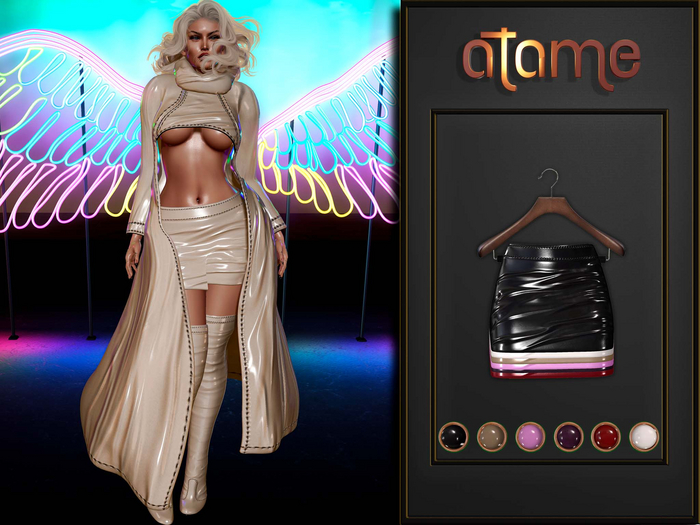 AtaMe - Neige Latex Skirt Fat Pack
