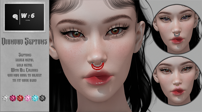 W:6 diamond Septum