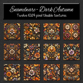 *Wallflowers* Enamelware - Dark Autumn