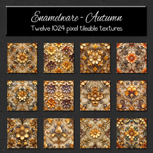 *Wallflowers* Enamelware - Autumn