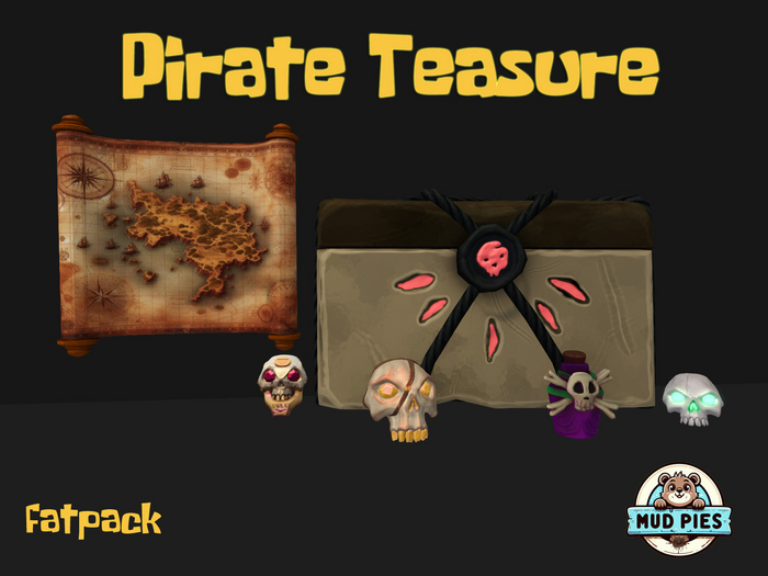 .:MudPie:. Pirate treasure decor fatpack 