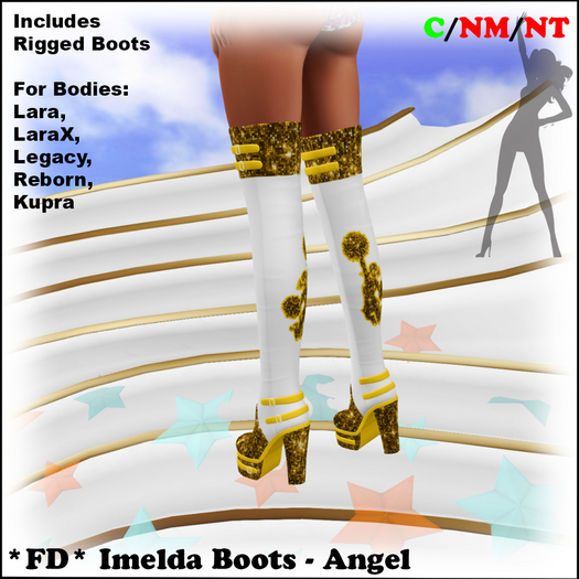 *FD* Imelda Boots [Boxed] Angel
