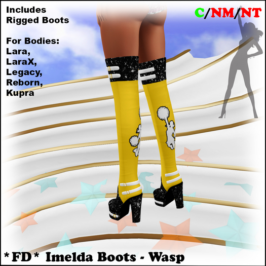 *FD* Imelda Boots [Boxed] Wasp