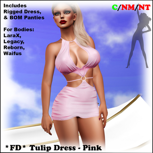 *FD* Tulip Dress [Boxed] Pink